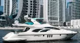 Прогулка на моторной яхте Azimut 62 Tiffany в Дубае | 7 Футов