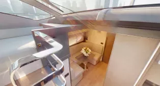 Аренда стильной яхты Pershing 5X White в Дубае. Яхта 2019 года, 16 м, на 8 гостей, 2 каюты. Идеальна для праздников, семейного отдыха и ярких впечатлений.