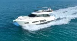 Роскошная яхта Ferretti 670 в Дубае на 15 гостей с 3 каютами. Подходит для вечеринок, романтики, семейных или корпоративных встреч.