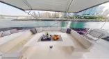 Роскошная яхта Ferretti 670 в Дубае на 15 гостей с 3 каютами. Подходит для вечеринок, романтики, семейных или корпоративных встреч.